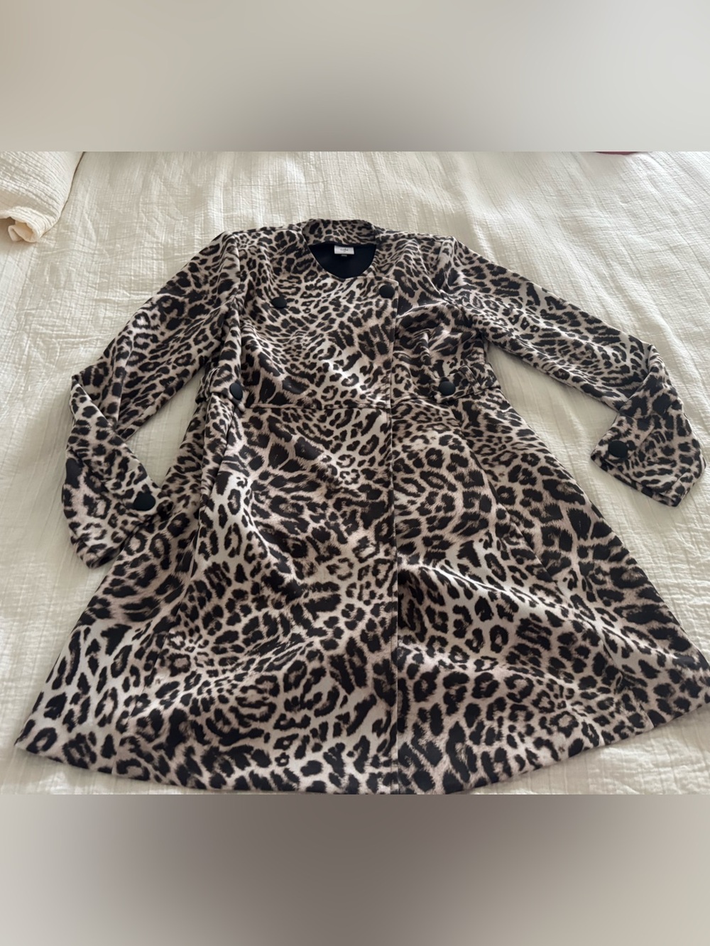 Cabi Sophia Leopard Print Jacket Coat Size Medium Animal Print